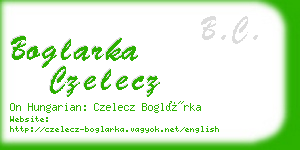boglarka czelecz business card